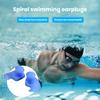 1 Pair Swimming Earplugs Silicone Waterproof Non-Slip Ear Plugs Friendly To Skin Noise