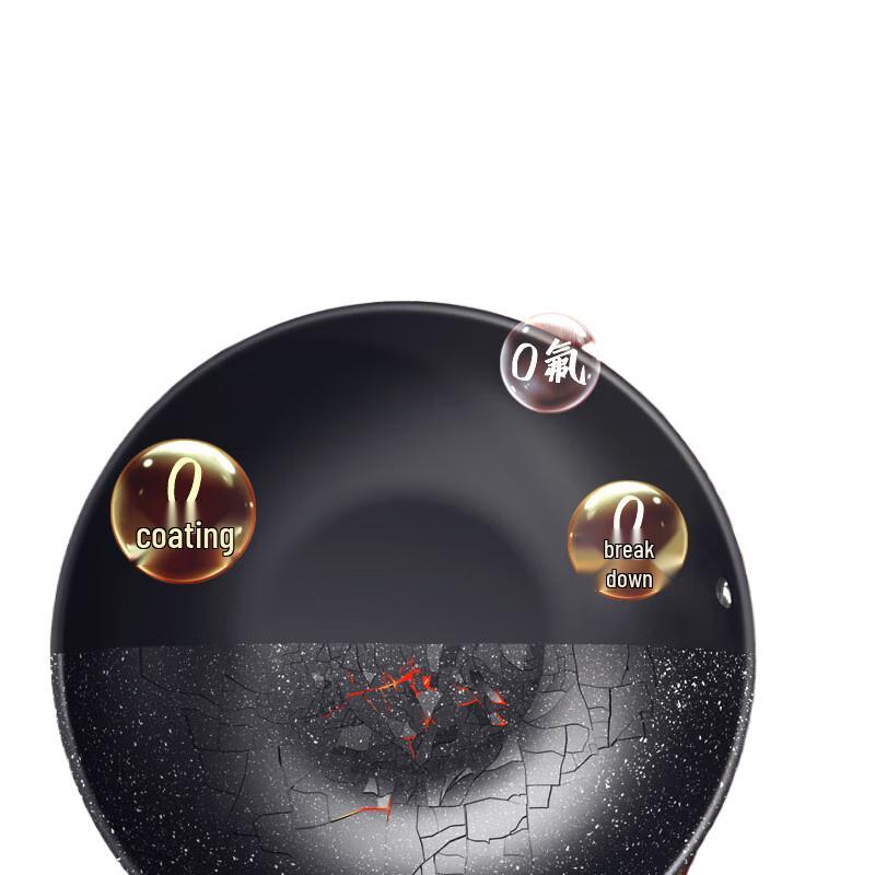 Sanhe Micro-Nano Titanium Alloy Non-Stick Wok