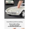 1/24 BMW 507 Legierungsauto-Modell Simulation Sound und Licht Metall-Druckgusskarosserie Sammlerstücke Kinderspielzeug Geschenke Feiertagsdekorationen