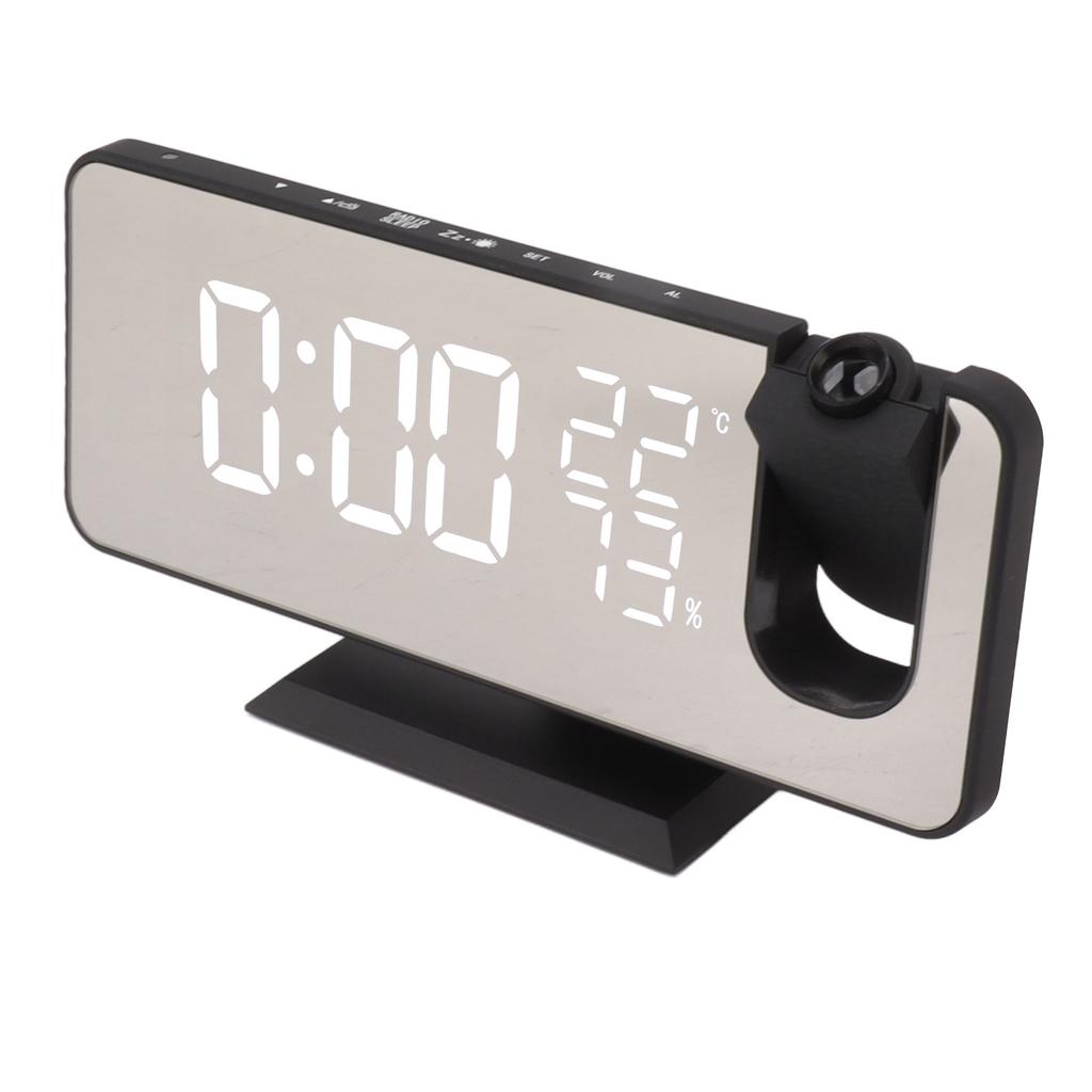 FM Radio LED Digital Smart Alarm Clock LED Digital Projection Alarm Clock for Bedroom Bedside
