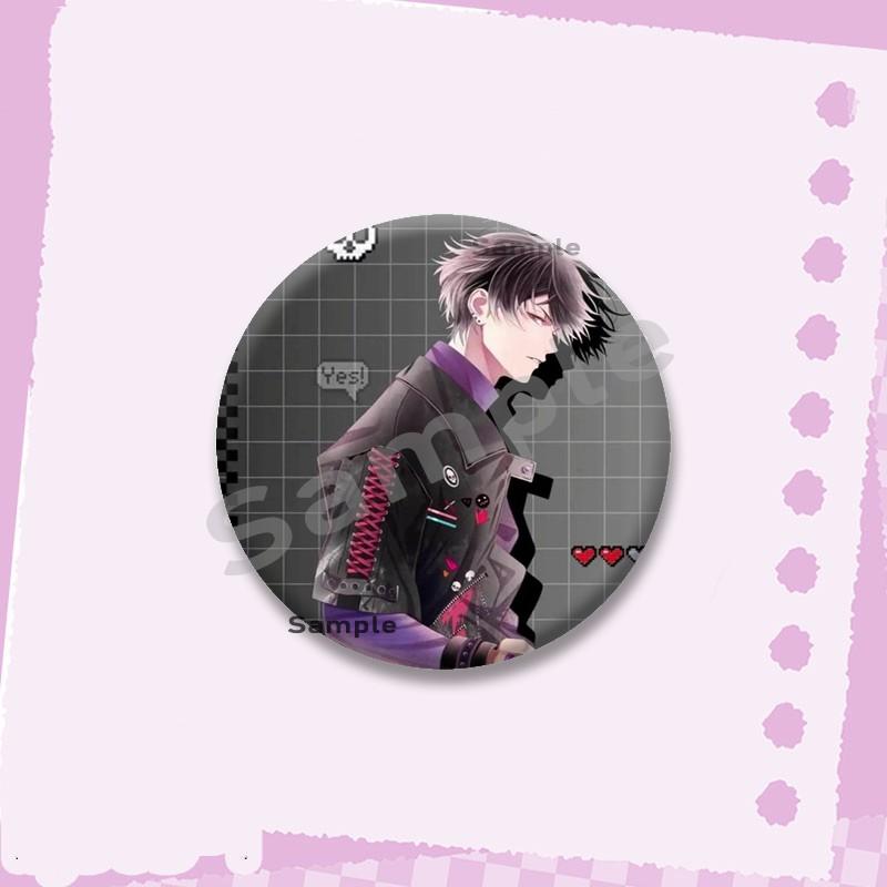 Горячая серия игр Diabolik Lovers Мягкие значки-кнопки Мультяшные круглые броши на рюкзак Аято Канато Райто Значки-украшения Подарки для друзей