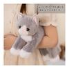 Fluffy Cat Plush Toy - Cute Gift for Cat Lovers (Black)