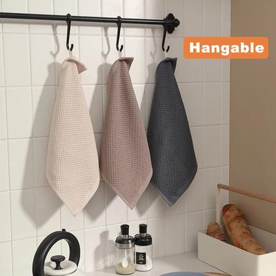 Cotton Towel, Soft Absorbent Cloth, Kitchen Cloth, Honeycomb Breathable Facial Towel, Household Cleaning Cloth, Cloth