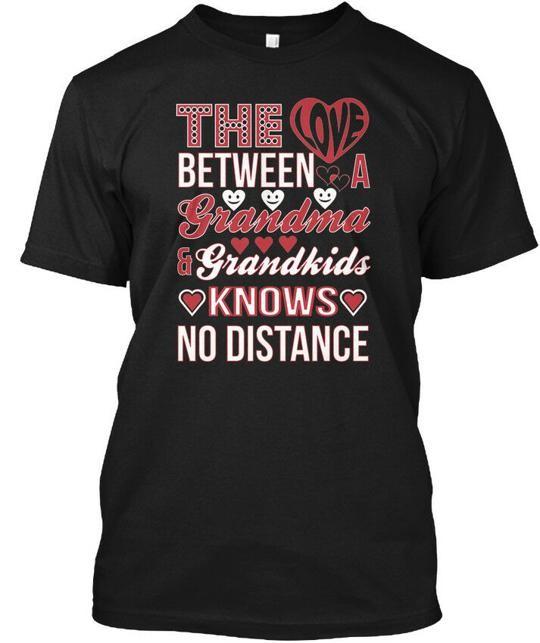 The Love Between A Grandma And Grandkids T-Shirt Made in the USA Size S to 5XL S