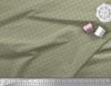 Soimoi Japan Crepe Satin Fabric Dot & Leaves Small Motif Shirting Print Fabric by the Metre 42 Inch