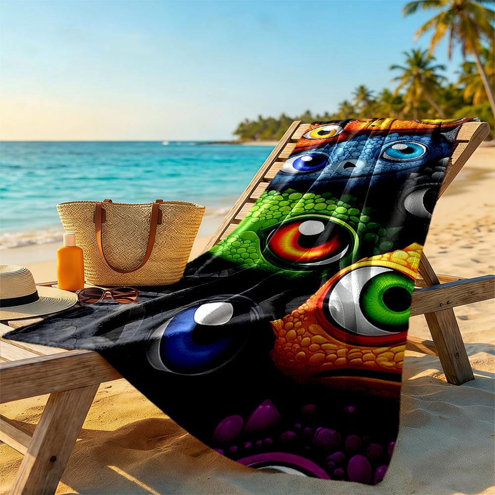 Dragon Beach Towel Quick-Dry Soft Microfiber Comfortable Lightweight