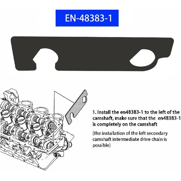 GM Timing Chain Camshaft Holding Tool Retaining Set for Cadillac Buick Saturn Pontiac Chevrolet EN-46105 and EN-48383