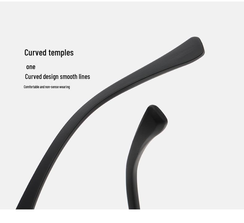 Gafas de Sol Ultraligeras TR90 Clip-on para Hombre Polarizadas con Protección UV - Gafas de Moda para Exteriores Estilo Urbano