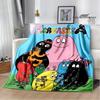 Barbapapa Cartoon Blankets Picnic blanket blankets for beds Flange Warm blanket Home travel blankets bed linings birthday gift