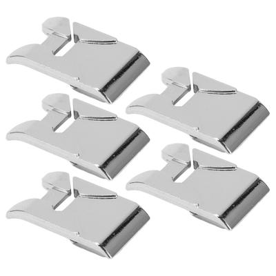5Pcs Dense Stitch Presser Foot Clear View Smoothly Use Light Workbook Fabric Presser Foot for Household Sewing Machine
