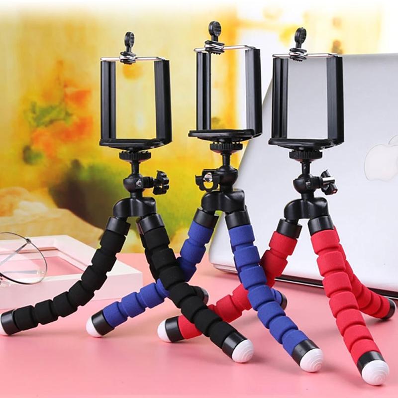 Statieven Voor Telefoon Mobiele Camera Houder Clip Smartphone Monopod Tripe Stand Octopus Mini Statief Statief Voor Telefoon