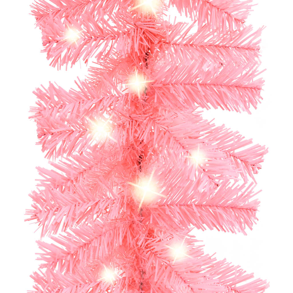 Vidaxl Girlanda Świąteczna Z Lampkami Led, 20 M, Różowa