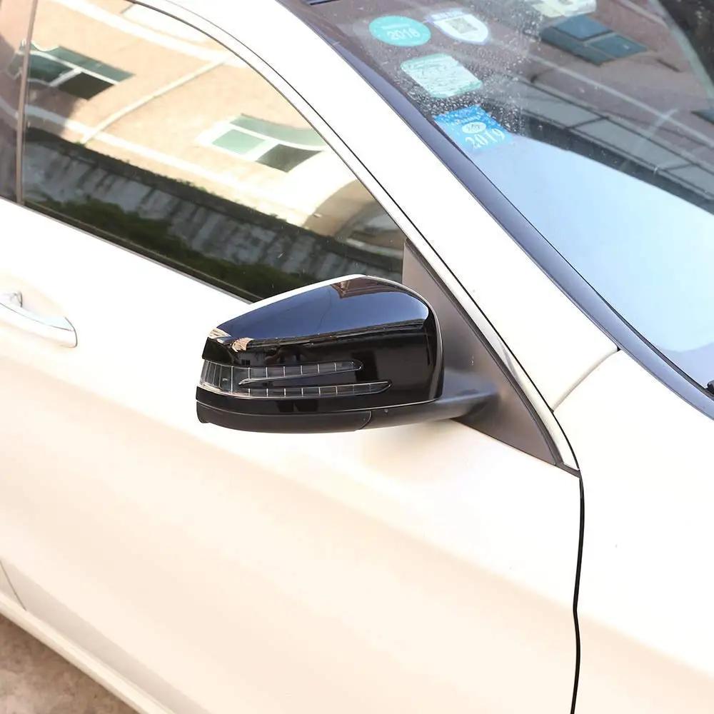 For Mercedes Benz A B C E S CLA GLA GLK CLS Class W176 W204 W117 X156 X204 Carbon Fiber Side Door Rearview Mirror Cap Cover Trim