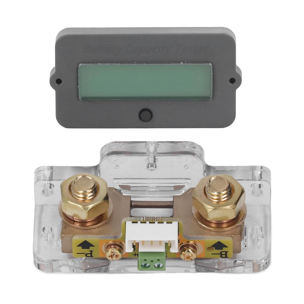 Battery Monitor Waterproof ABS Anti Reverse Easy Wiring Battery Voltage Meter for Safety 80V 100A