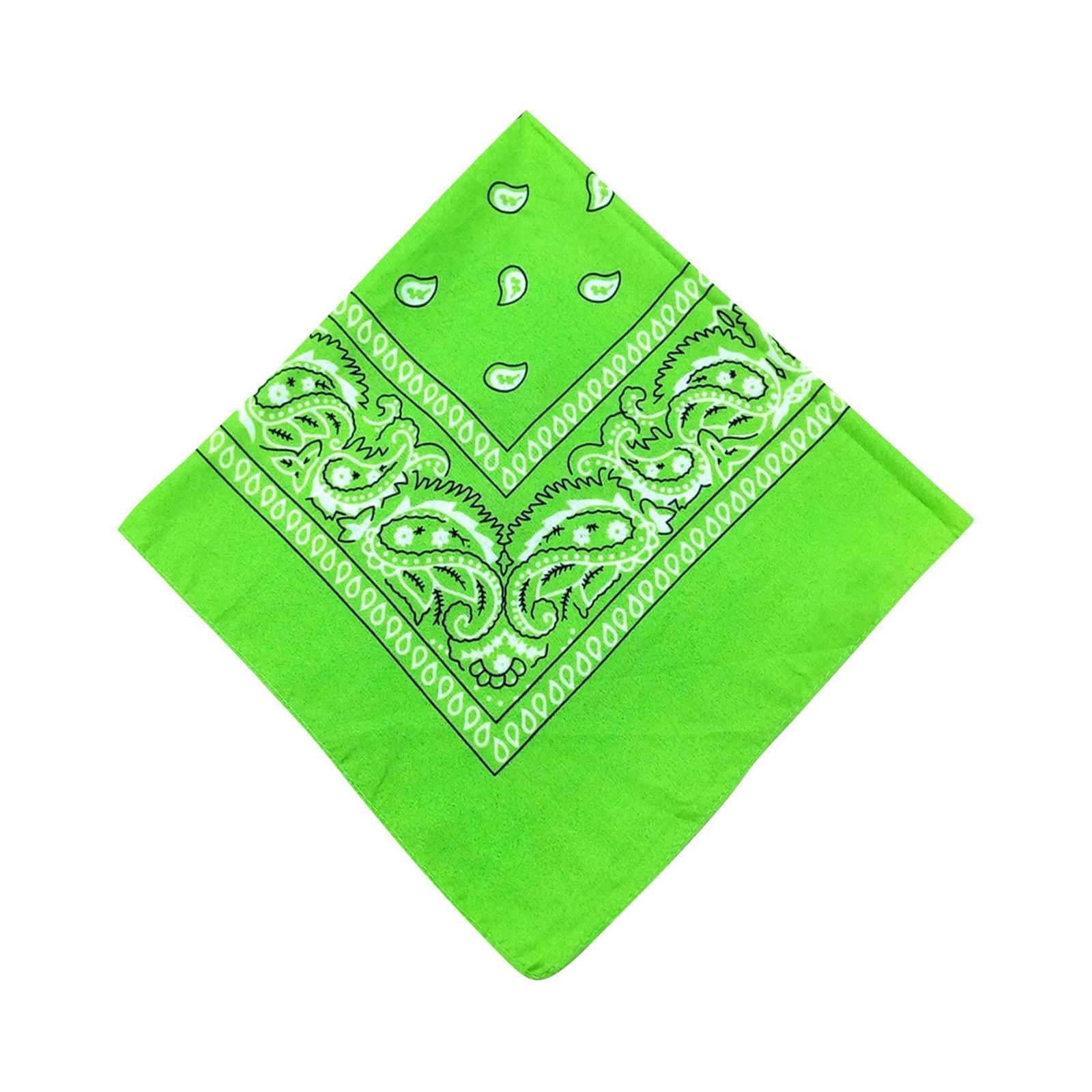 

Новый хлопковый головной платок с узором «Пейсли Свиток», квадратная бандана, окрашенная в технике тай-дайд One Size