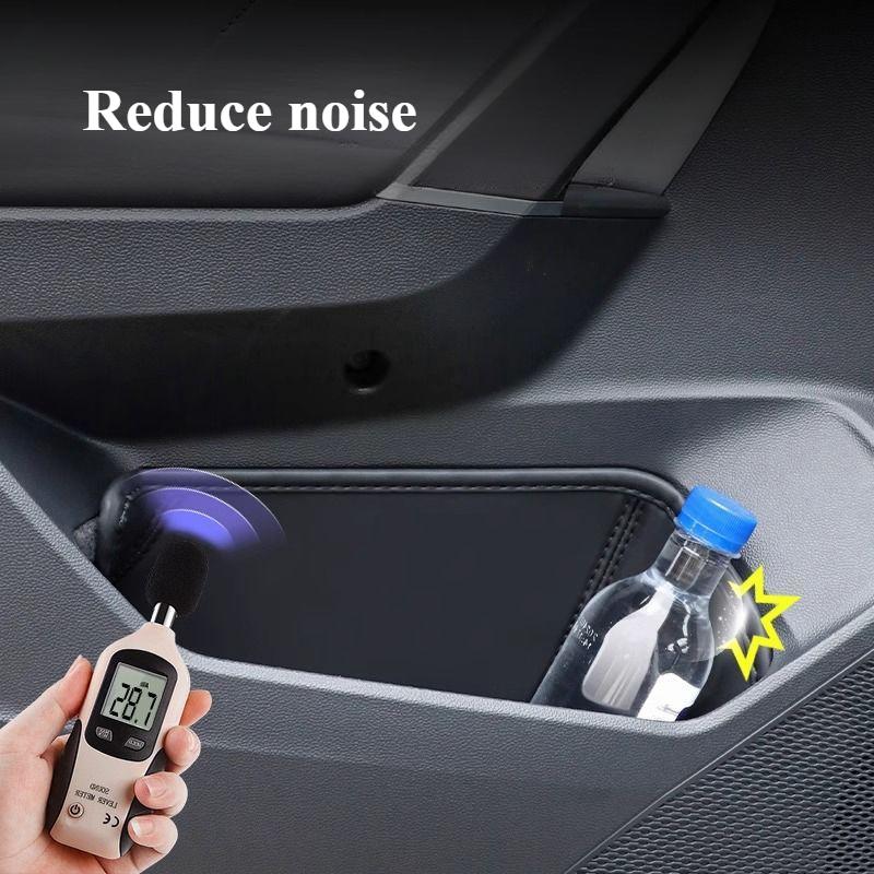 For VW Volkswagen Tayron 2026-2026 Car Door Slot Storage Box Leather Protective Pad Cover WaterProof Barrel Accessories