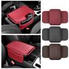 Soft Leather Automotive Console Cushion Ergonomic Elbow Support Rest with Removable Cover Nonslip Design for Long Drives