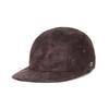 VARZAR VA Square Suede Camp Cap Brown