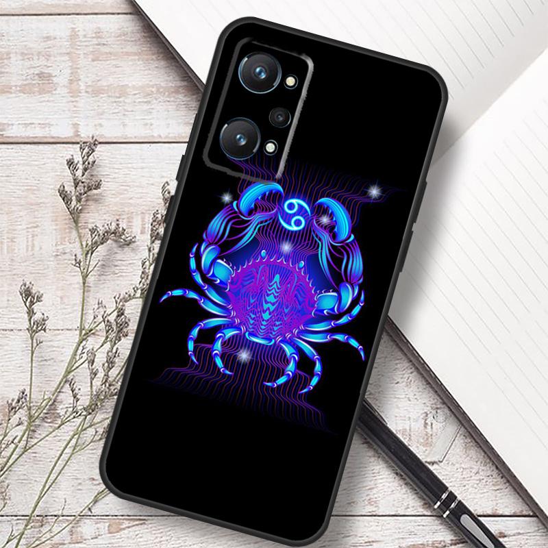 Zodiac Signs For Realme 14 10 11 12 13 Pro Plus GT 6 6T 5 GT7 Pro C67 C61 C55 C53 C51 C21Y C25S C75 Case