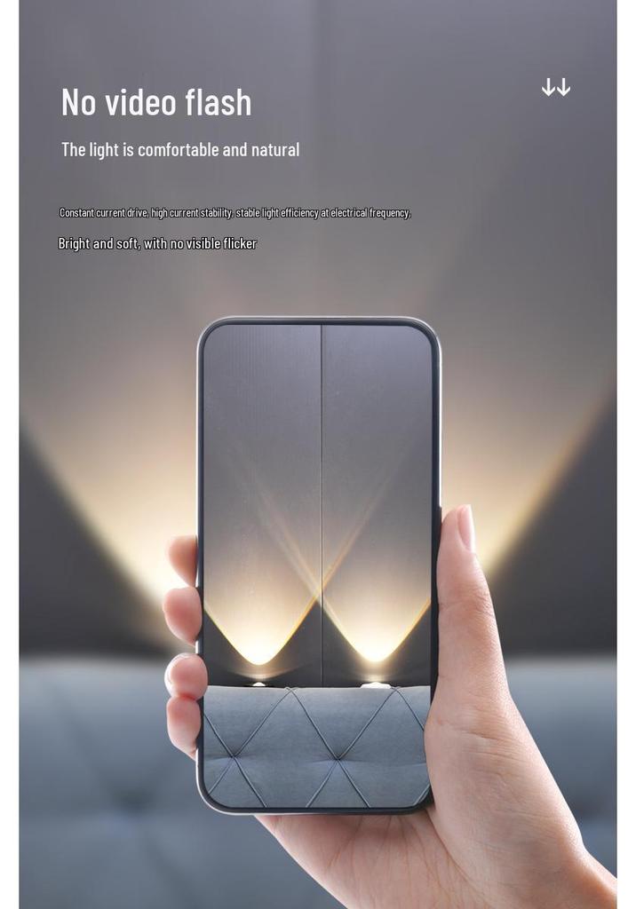 Magnetic Bedside Charging Night Light with Motion Sensor and Sunset Ambience