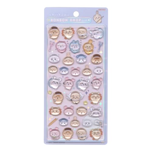 Sun-Star Stationery Chiikawa Goods Bonbon Drop Stickers Everyone Poses S8542961