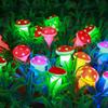 New LED Red Mushroom String Lights - Colorful Christmas and Room Decoration Lights