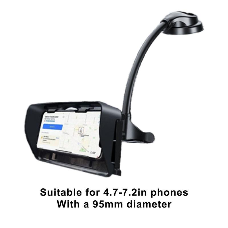 Car Sunshade Cell Phone Holder Sunshade Phone Mount Gravity-Based Sunshade Dashboard Suction Cup Cradle For Vehicles Cars Rvs