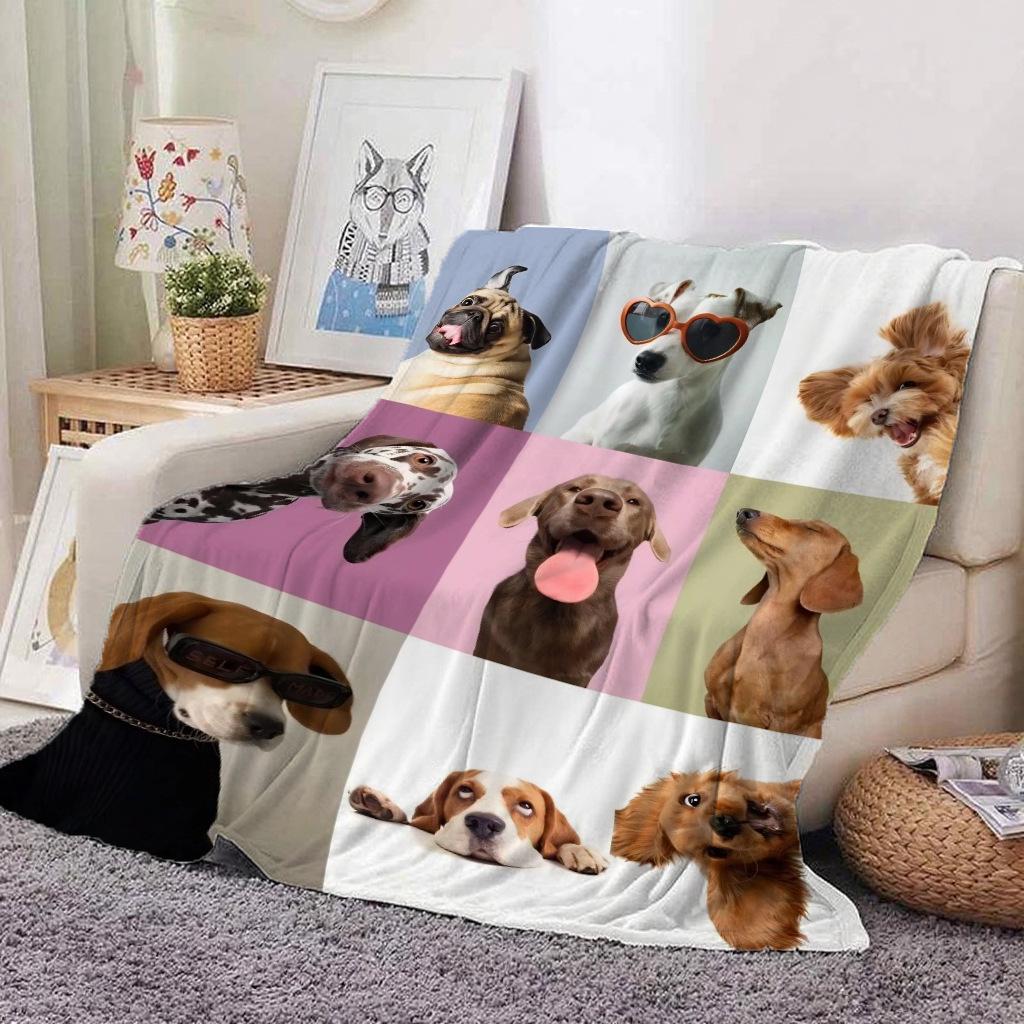 Pătură canapea pisică personalizată: Flanel gros cu imprimeu digital