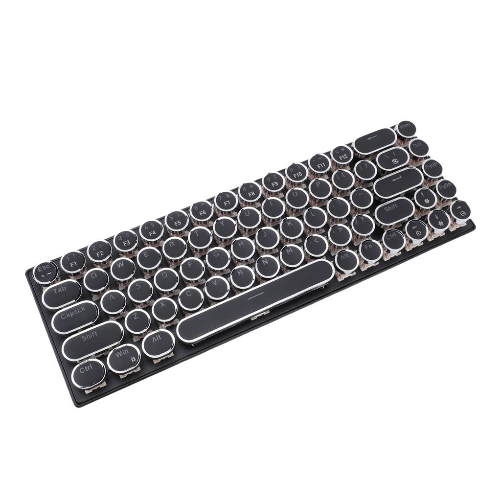 Wired Gaming Keyboard TW1870 68 Keys RGB Colorful LED Backlight Portable Compact Gaming Keyboard