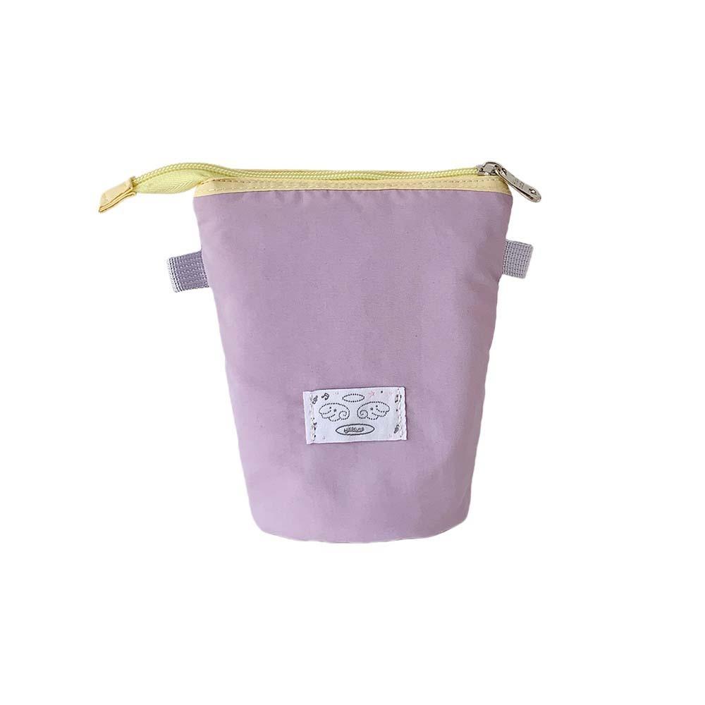 Standing Pen Holder Korean Cloth Stationery Bag Candy Color Pencil Pouch  School