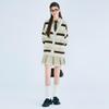 LEDING Women's Pleated Shirt Dress