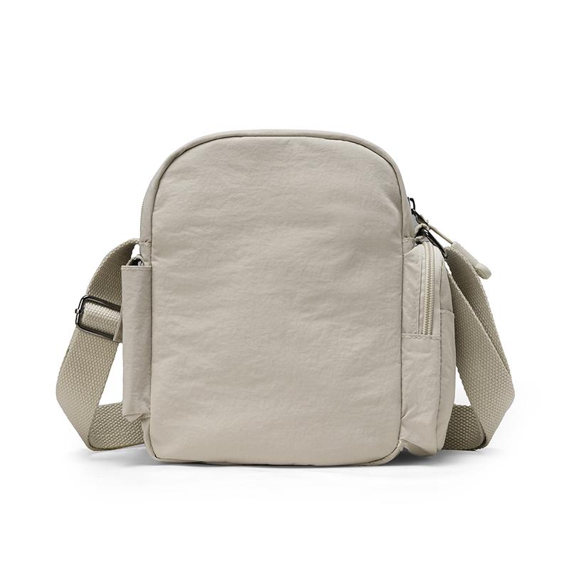 Small Square Bag Women's Shoulder Bag Water-Repellent Nylon Crossbody Bag
