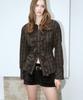 SIGREAT Check Frill Blouse_Black
