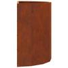 Rustic Planter Box 60 X 30 X 50 Cm Weatherproof Steel