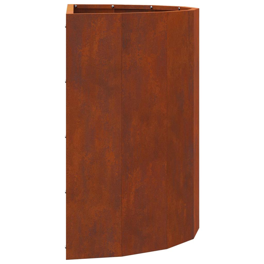 Rustic Planter Box 60 X 30 X 50 Cm Weatherproof Steel