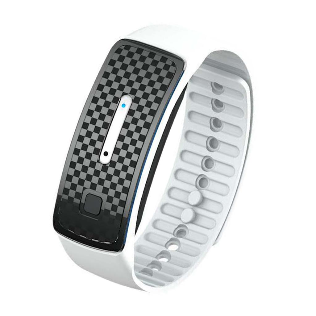 Ultrasonic Mosquitos Repellents Bracelet Sturdy Silicone Wristband for Outdoor Protective Adjustable Frequency Hand Rope