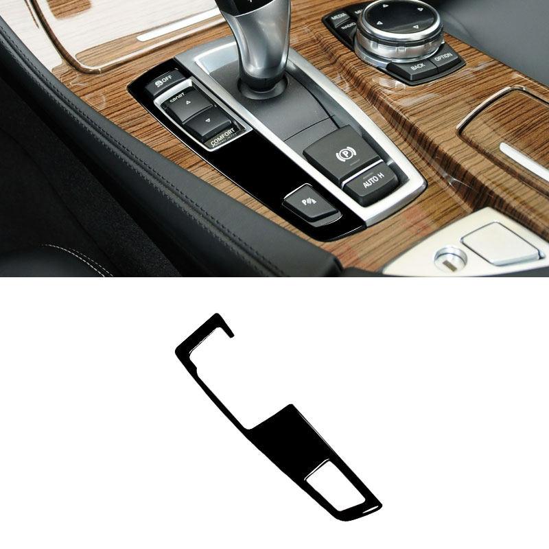 Piano Black Car-styling Center Console Gear Shift Panel Side Button Trim Cover For BMW 5 Series F10 F07 X3 X4 F25 F26 2010-2017