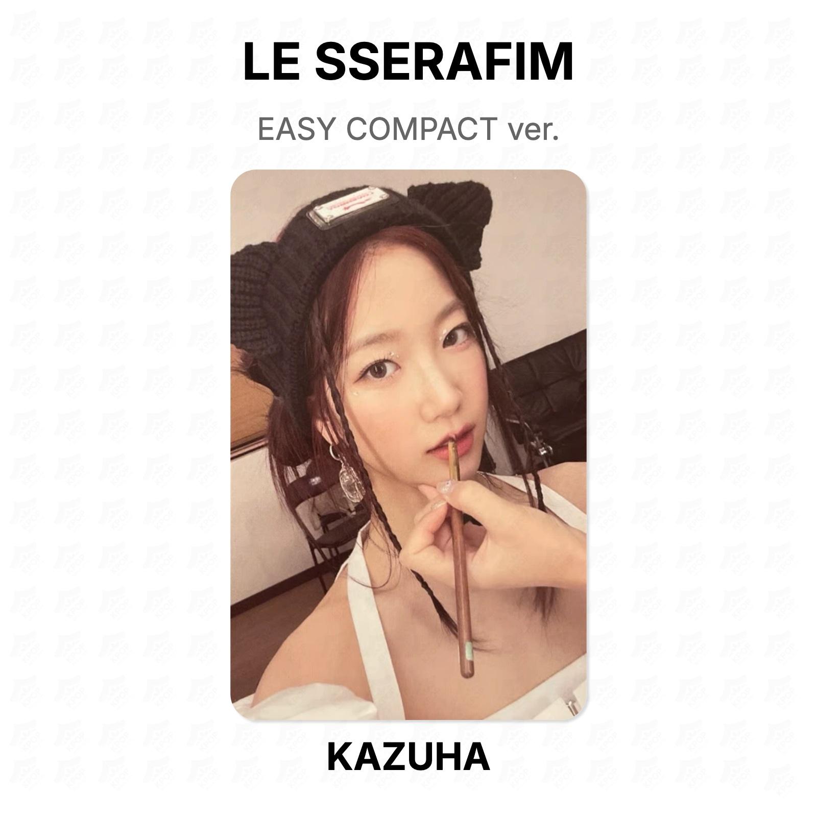LE SSERAFIM EASY COMPACT ver. Official Photocard KAZUHA
