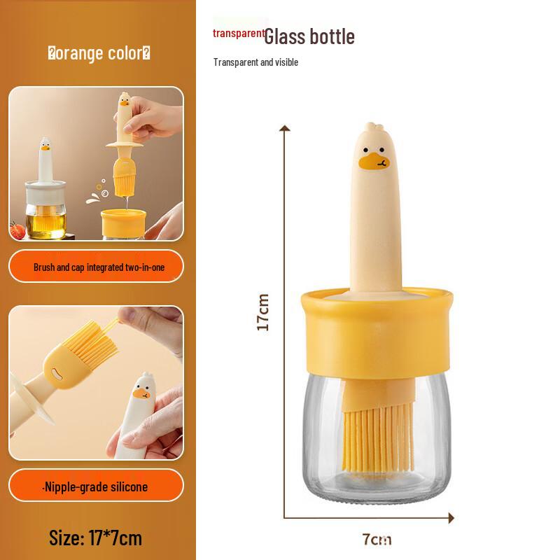 ZISIZ Silicone Oil Brush with Integrated Bottle