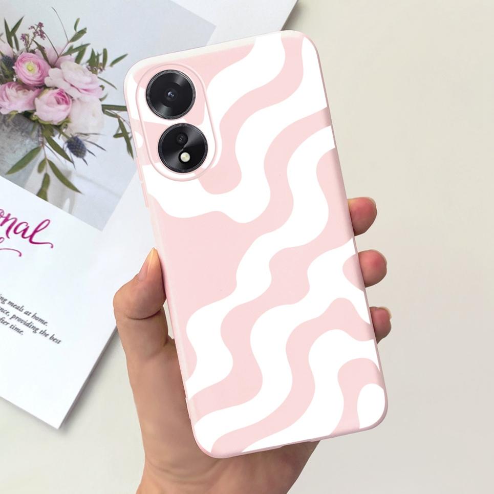 For OPPO A17 A17K Phone Case Flower Astronaut  Soft Silicone Matte Cover For Coque OPPOA17 OPPOA17K A 17 17K Fundas Shockproof