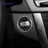 Harte Karbonfaser-Abdeckung für Renault Fluence Megane Clio Koleos Duster Captur Latitude Zoe Talisman Kadjar Auto Motor Start Stopp