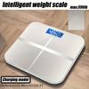 high qualityDigital Body Weight Scale with LCD Display & Temperature Meter - High-Precision Bathroom Scale Suitable for Use, Compatible with