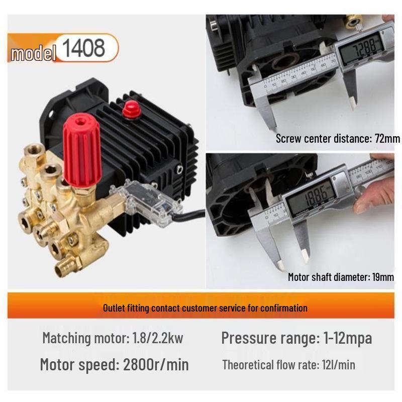 Black Cat Universal High Pressure Washer Pump Head Assembly 220V/380V