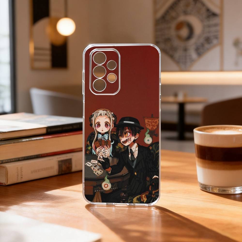 Toilet-Bound Hanako-kun Cute Anime Phone Case For Samsung S25,S24,S21,S22,S23,S30,Ultra,S20,Plus,Fe Transparent Cover