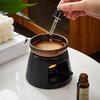 Keramik Ätherisches Öl Brenner Teelichthalter Löffel Aromatherapie Diffusor Stövchen Set für Wohnzimmer Schlafzimmer Dekorationen