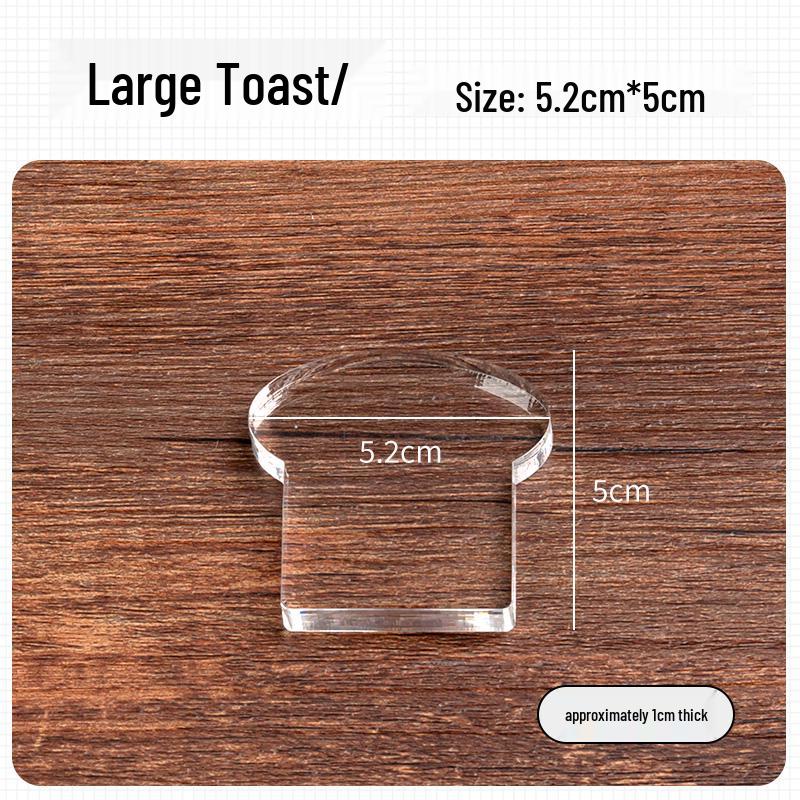 Clay Figurine DIY Kit: Round Acrylic Board & U-Shaped Pressing Plate