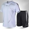 Laufen Fitness Atmungsaktive Schnell trocknende Kleidung Sport Anzug Männer der Sommer Neue Shorts Kurzen ärmeln T-shirt Casual Zwei-stück