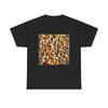 Unisex Adult T Shirt Abstract African Modern Art Colorful Designer Graphic Tee