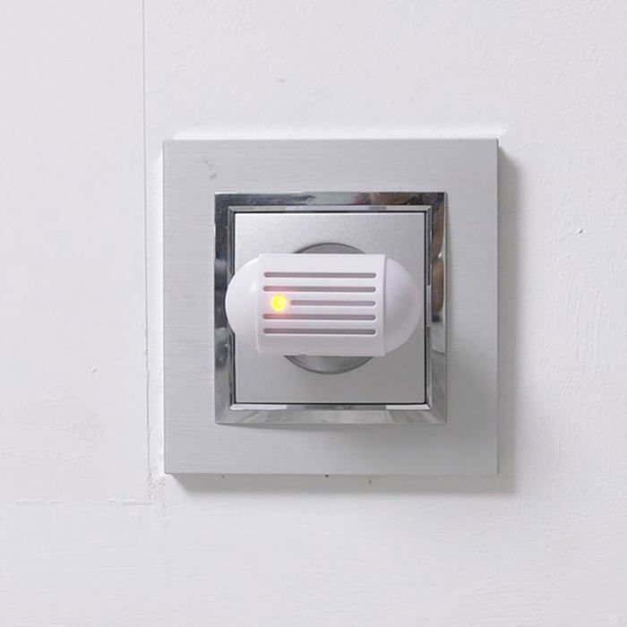 Pacote com 3 Tomadas Repelentes de Mosquitos Ultrassônicas com LED