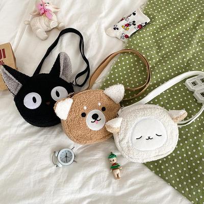 Kawaii Bag Women Cartoon Plush Shoulder Bag For Women Crossbody Bag Small Phone&Purse Bag KTY